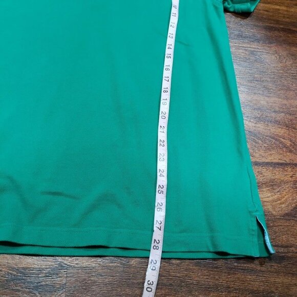 Brooks Brothers Mens Green Polo Shirt Size L Cotton Casual Classic Fit M - Picture 5 of 12